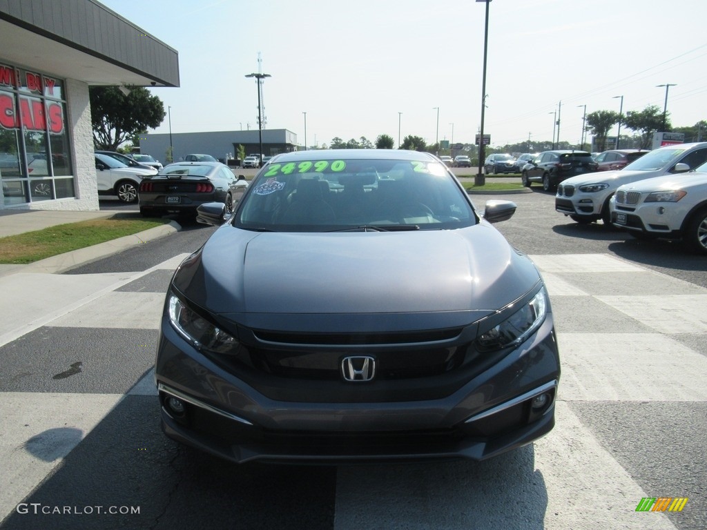 2020 Civic EX-L Sedan - Modern Steel Metallic / Gray photo #2