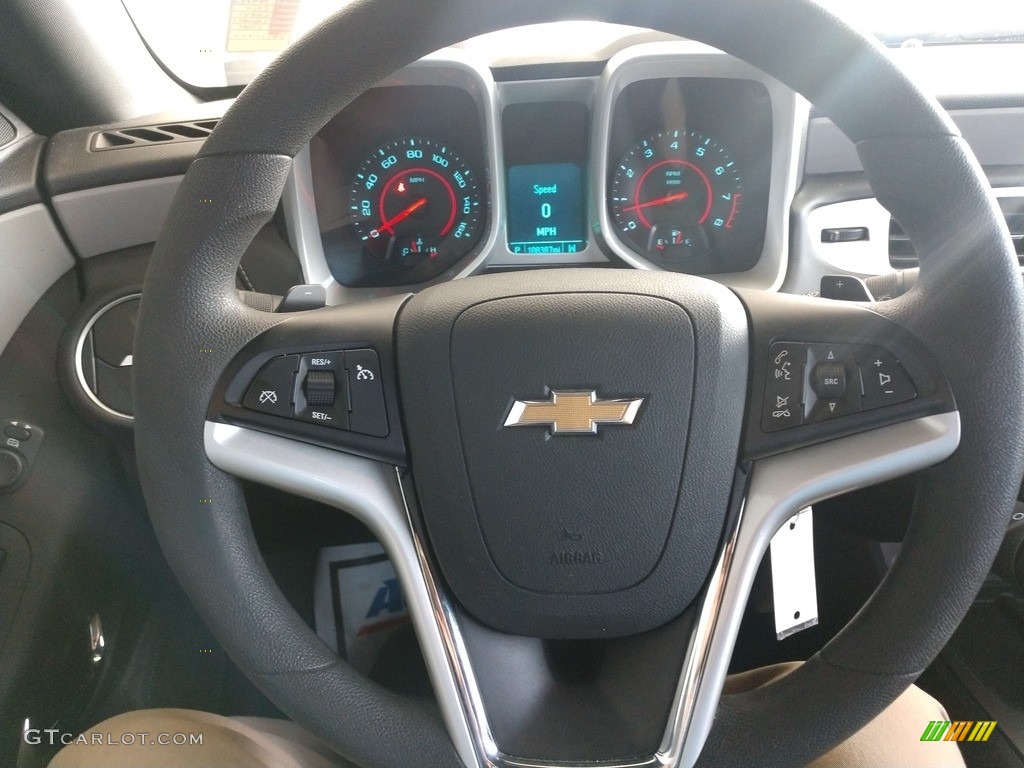 2014 Camaro LS Coupe - Ashen Gray Metallic / Black photo #19