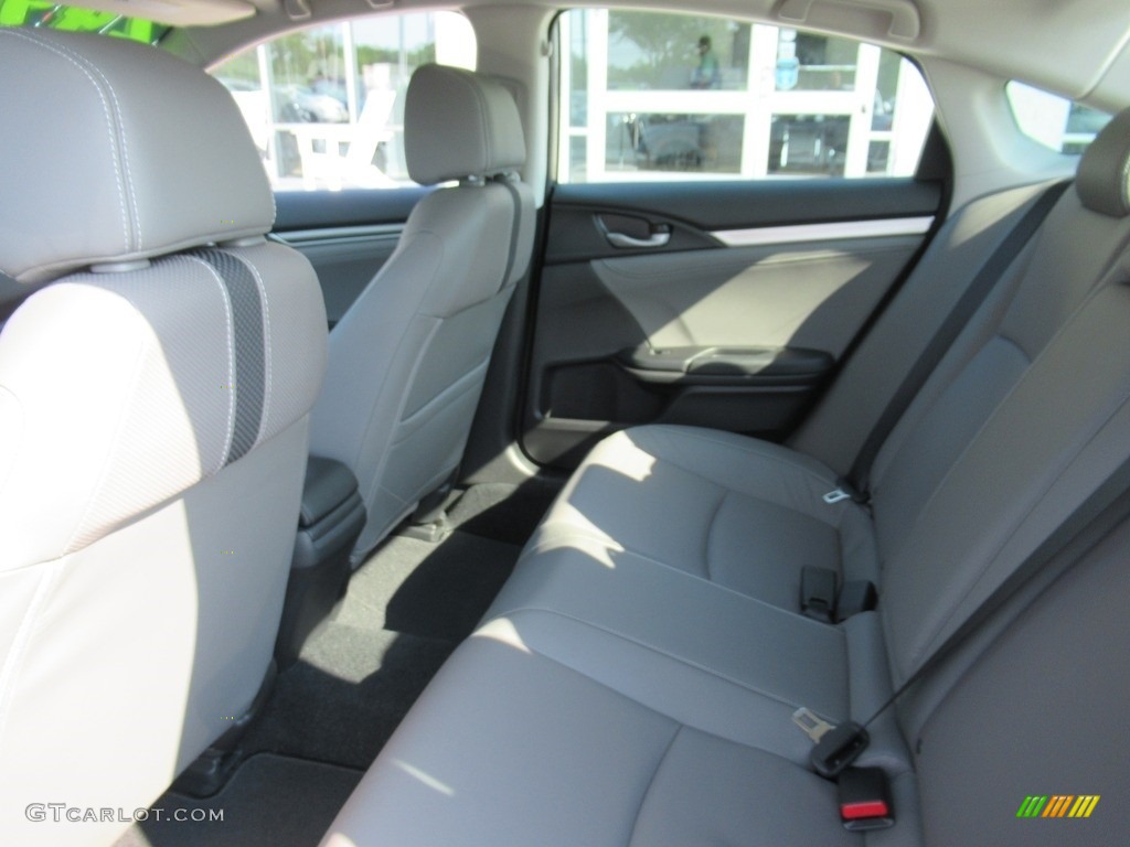 2020 Civic EX-L Sedan - Modern Steel Metallic / Gray photo #11