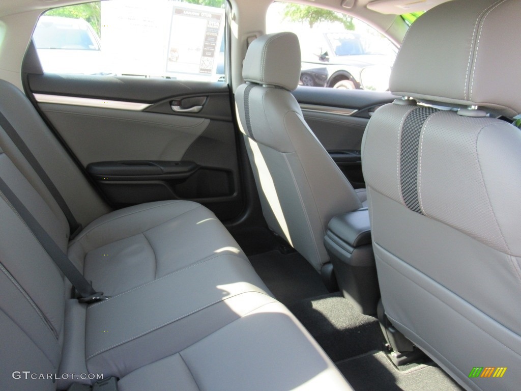 2020 Civic EX-L Sedan - Modern Steel Metallic / Gray photo #13