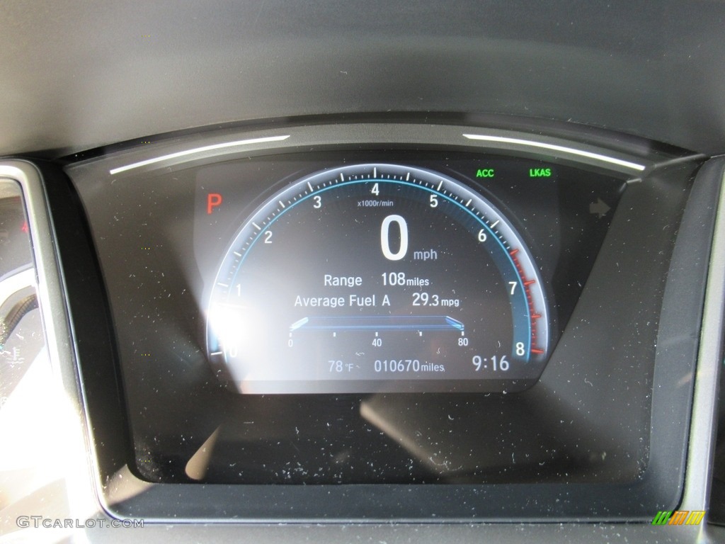 2020 Civic EX-L Sedan - Modern Steel Metallic / Gray photo #16