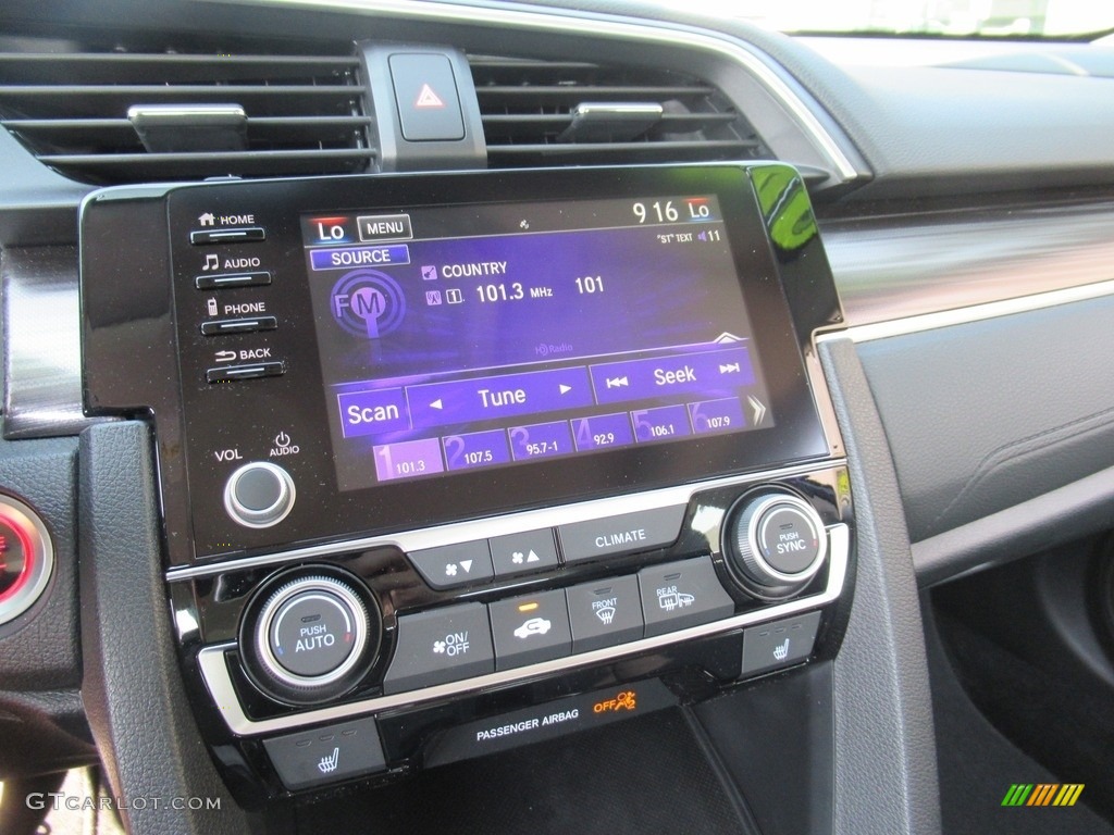 2020 Civic EX-L Sedan - Modern Steel Metallic / Gray photo #17