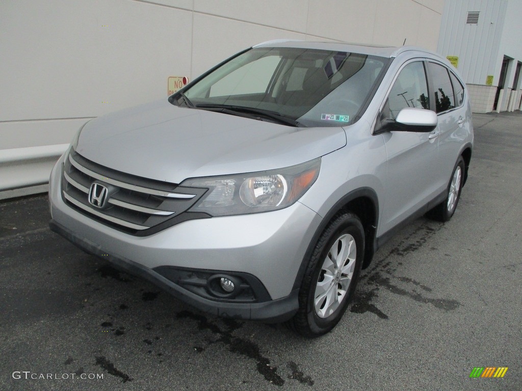 2014 CR-V EX-L AWD - Alabaster Silver Metallic / Black photo #9