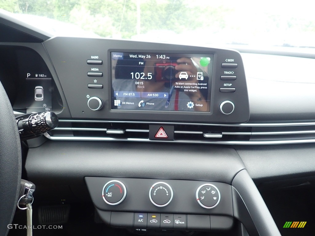 2021 Elantra SE - Fluid Metal / Black photo #10
