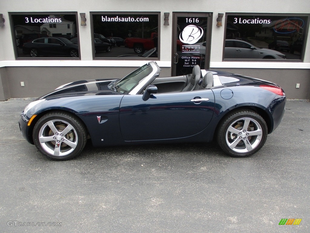 Deep Blue Pontiac Solstice