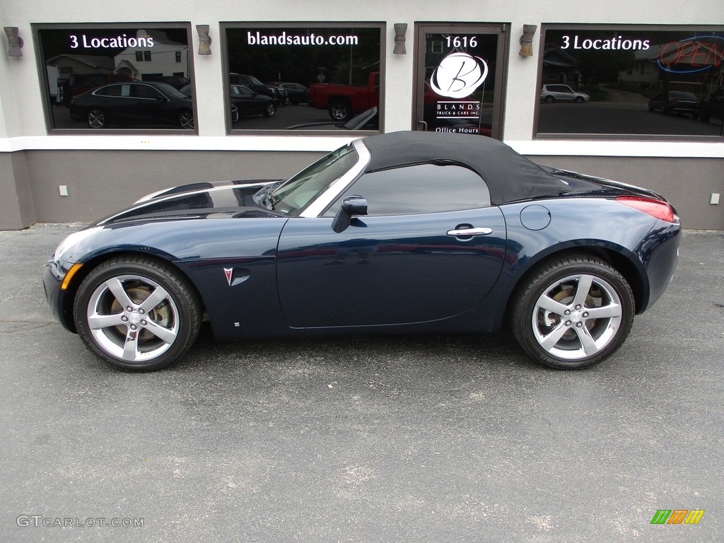 2007 Solstice Roadster - Deep Blue / Ebony photo #2