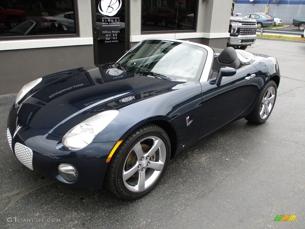 2007 Solstice Roadster - Deep Blue / Ebony photo #7