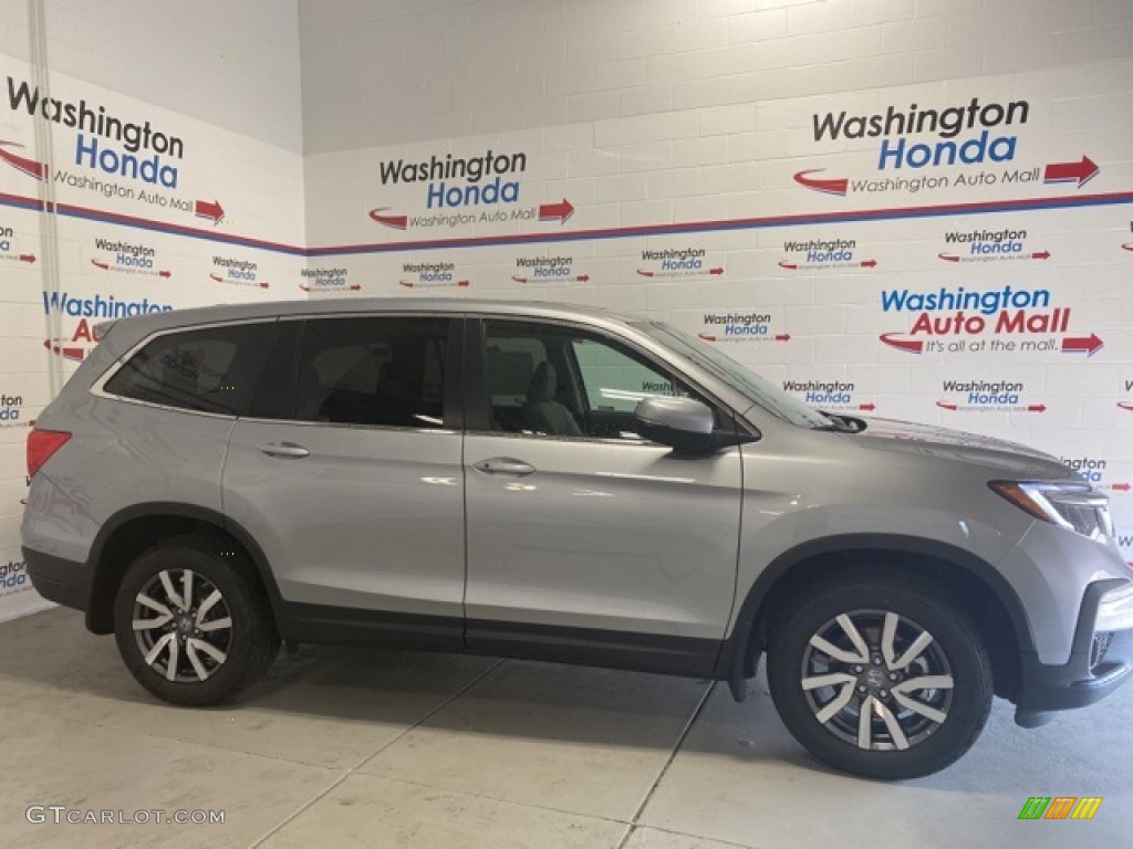 2021 Lunar Silver Metallic Honda Pilot EXL AWD 142067239 Photo 9