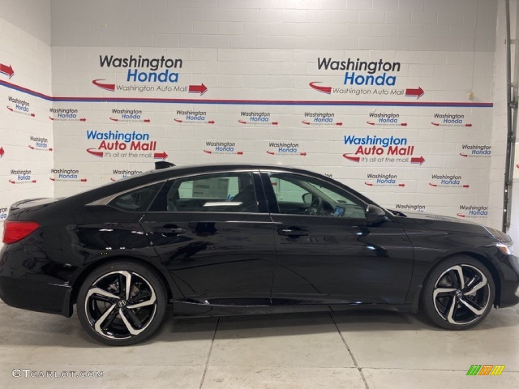 2021 Accord Sport SE - Crystal Black Pearl / Black photo #1