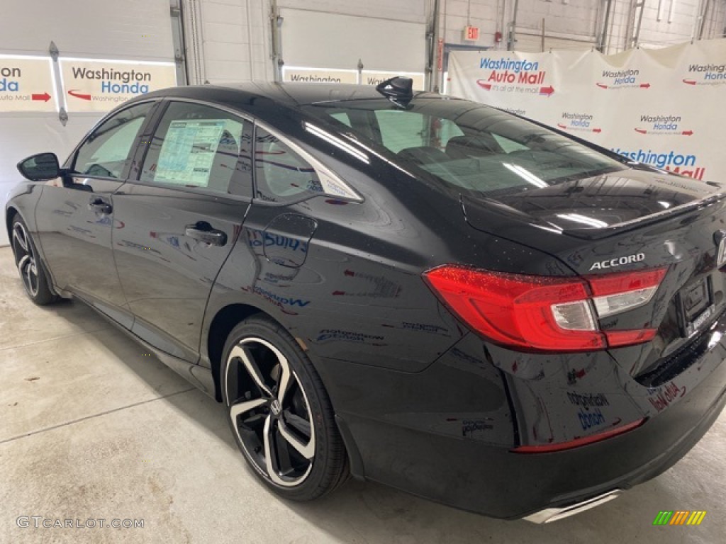 2021 Accord Sport SE - Crystal Black Pearl / Black photo #5