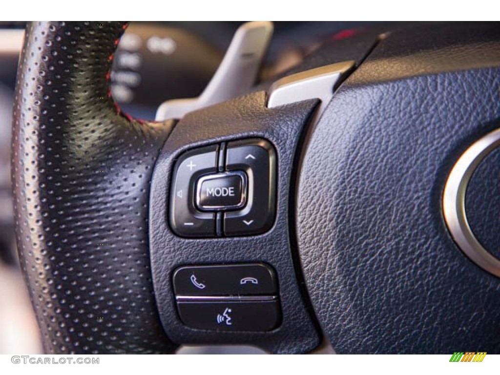 2018 Lexus IS 300 Rioja Red Steering Wheel Photo #142071557
