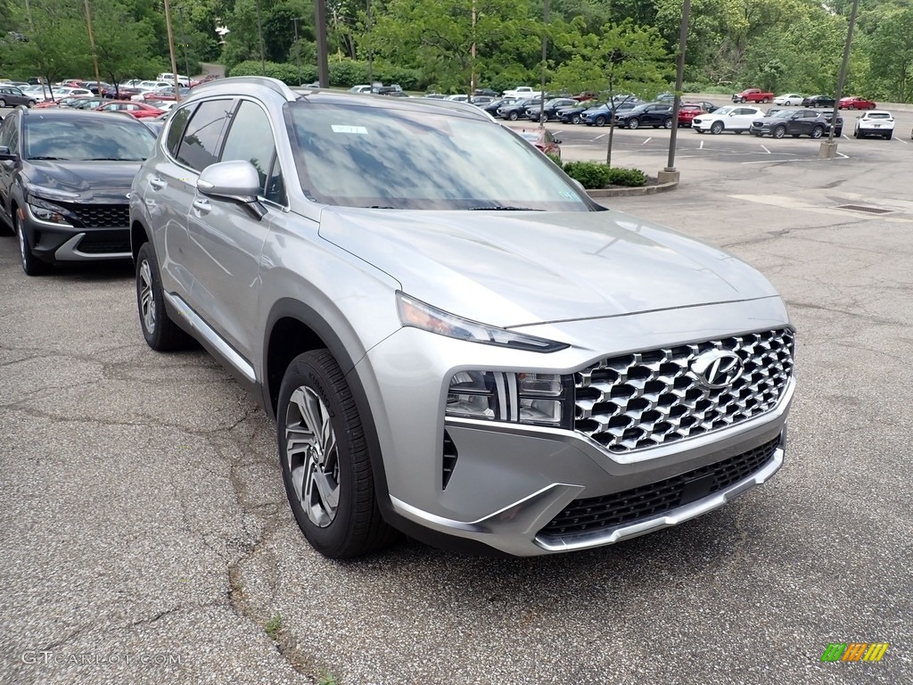 2021 Santa Fe SEL AWD - Shimmering Silver / Black photo #3