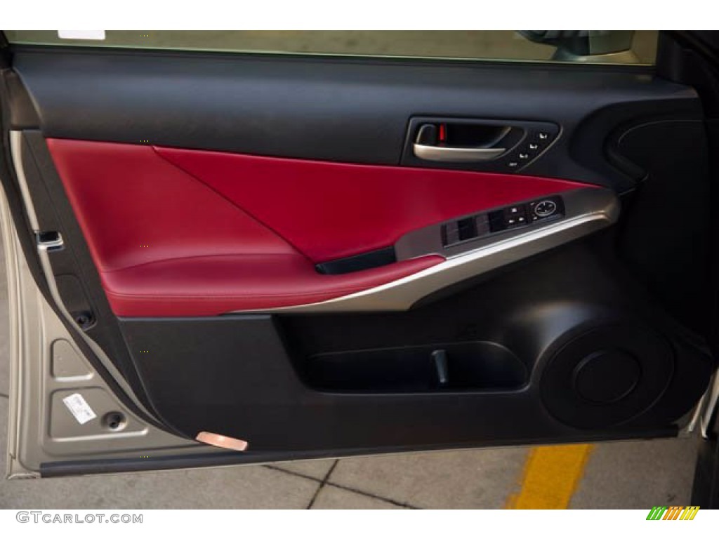 2018 Lexus IS 300 Rioja Red Door Panel Photo #142071881
