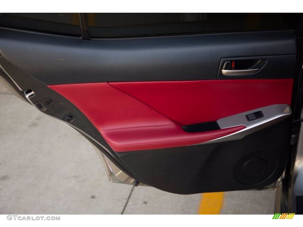 2018 Lexus IS 300 Rioja Red Door Panel Photo #142071926