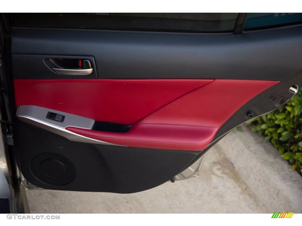 2018 Lexus IS 300 Rioja Red Door Panel Photo #142071944