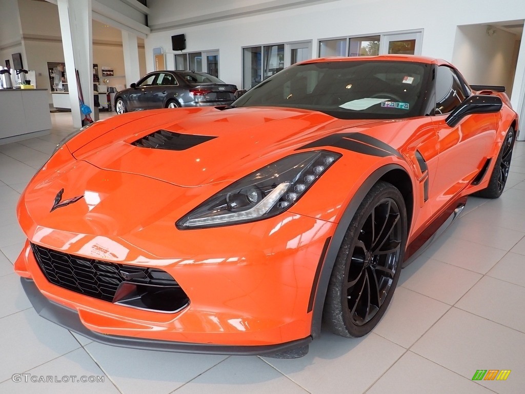 2019 Corvette Grand Sport Coupe - Sebring Orange Tintcoat / Black photo #2