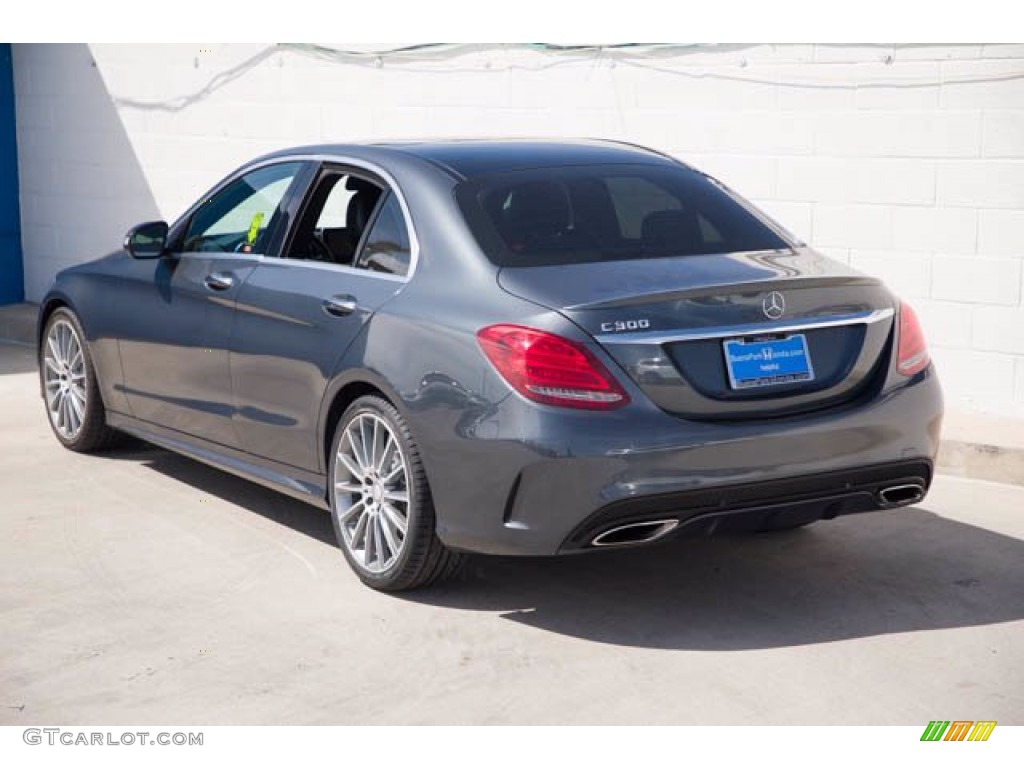 2015 C 300 - Steel Grey Metallic / Black photo #2