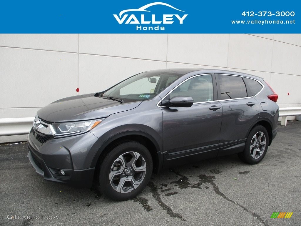 2019 CR-V EX-L AWD - Modern Steel Metallic / Gray photo #1