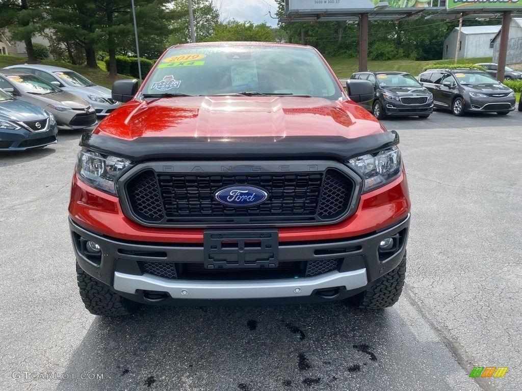 2019 Ranger XLT SuperCrew 4x4 - Hot Pepper Red Metallic / Ebony photo #3