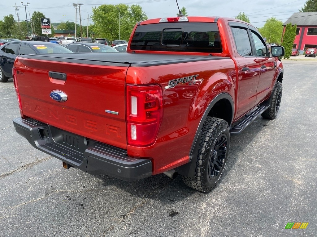 2019 Ranger XLT SuperCrew 4x4 - Hot Pepper Red Metallic / Ebony photo #6