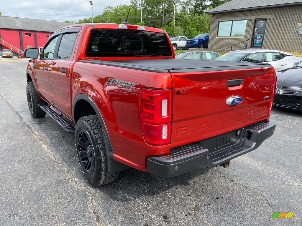 2019 Ranger XLT SuperCrew 4x4 - Hot Pepper Red Metallic / Ebony photo #8