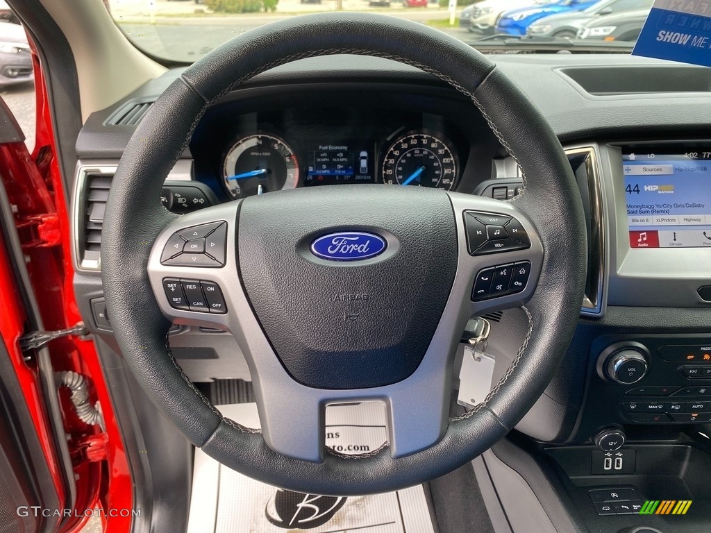 2019 Ranger XLT SuperCrew 4x4 - Hot Pepper Red Metallic / Ebony photo #13