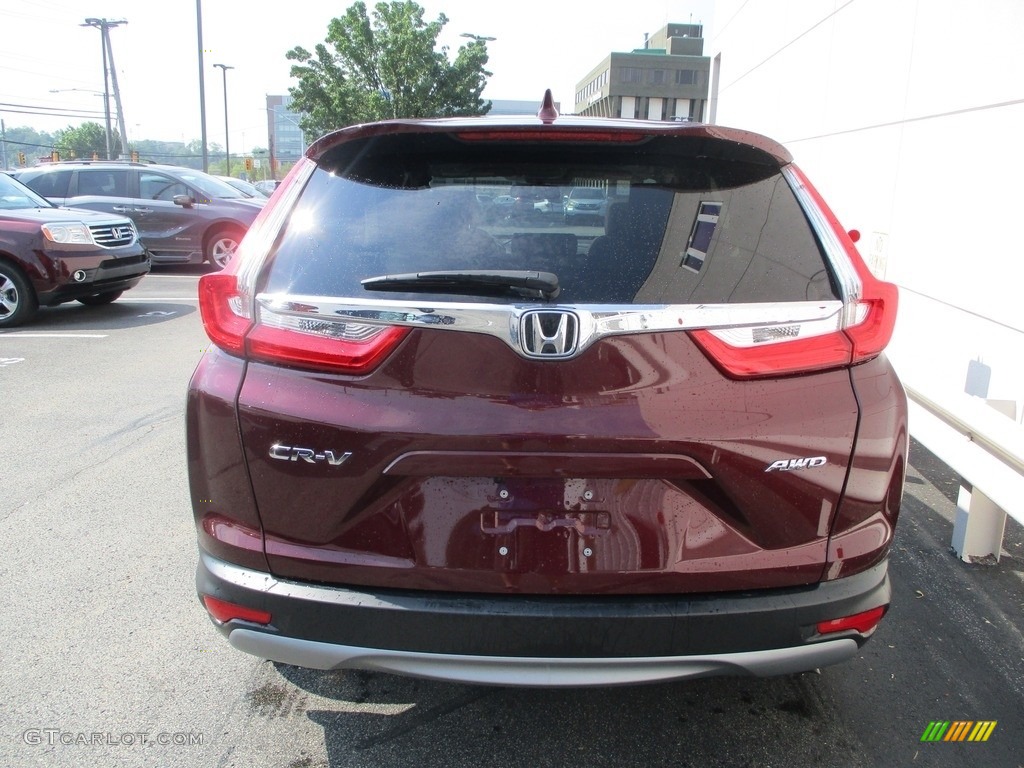 2019 CR-V EX-L AWD - Basque Red Pearl II / Gray photo #4