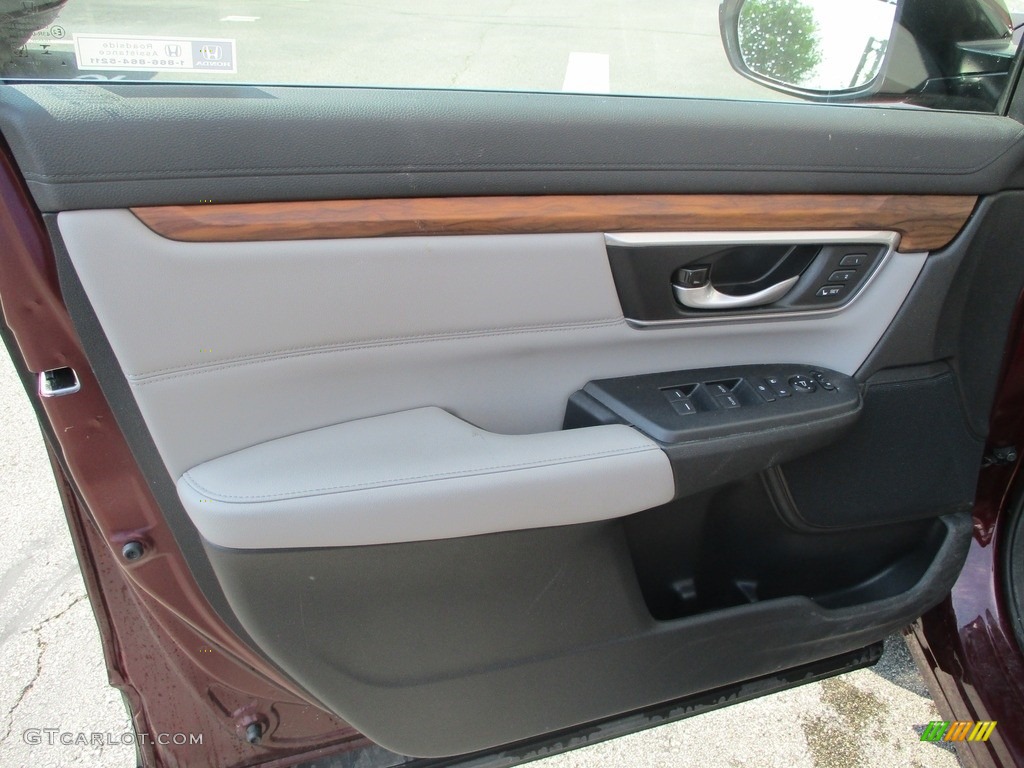 2019 CR-V EX-L AWD - Basque Red Pearl II / Gray photo #10