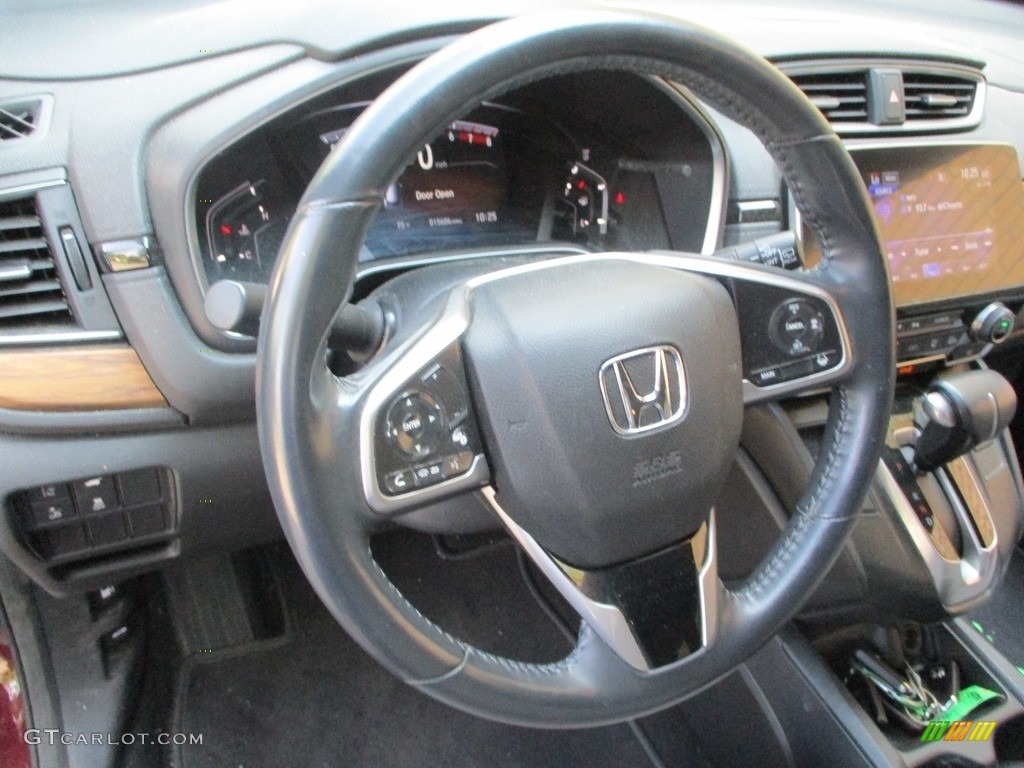 2019 CR-V EX-L AWD - Basque Red Pearl II / Gray photo #14