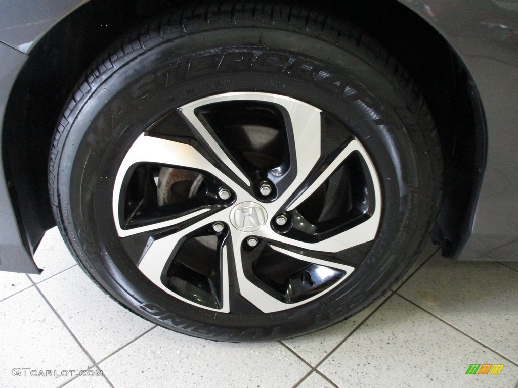 2017 Accord LX Sedan - Modern Steel Metallic / Black photo #12