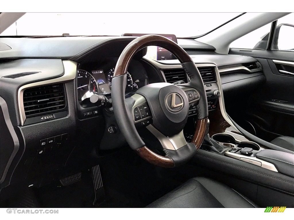 2018 Lexus RX 350 Black Steering Wheel Photo #142075064