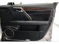 Black 2018 Lexus RX 350 Door Panel