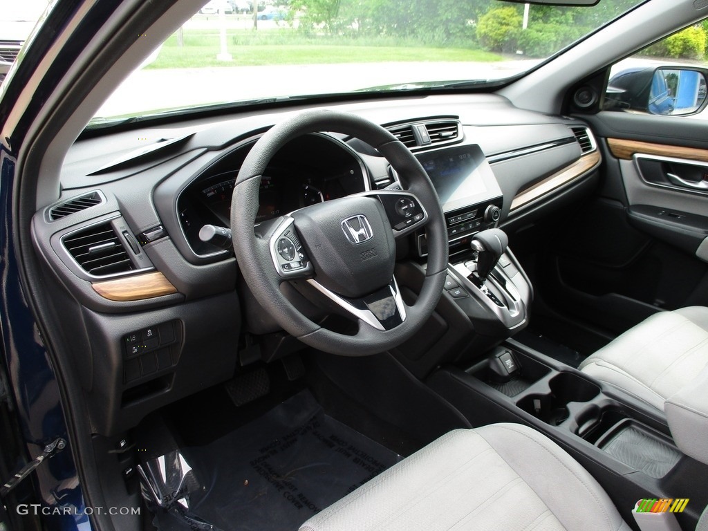 Gray Interior 2018 Honda CR-V EX AWD Photo #142075469