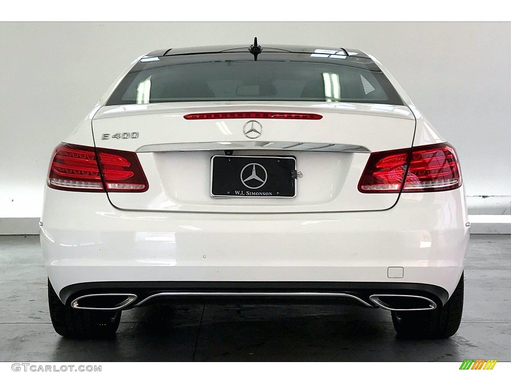Polar White 2015 Mercedes-Benz E 400 Coupe Exterior Photo #142075652