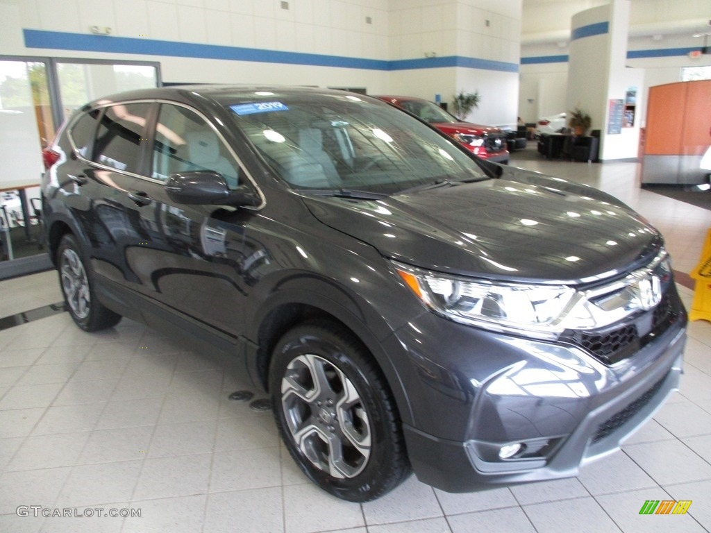 2019 CR-V EX AWD - Gunmetal Metallic / Gray photo #3