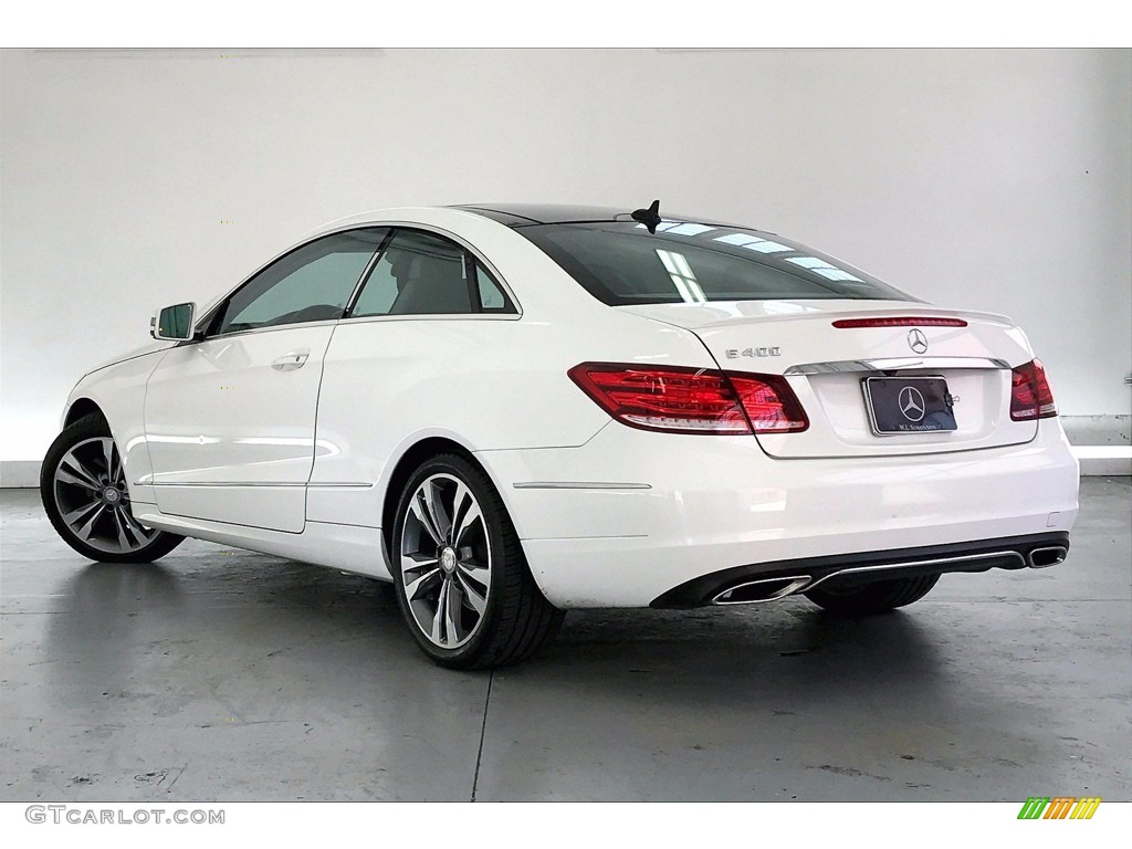 Polar White 2015 Mercedes-Benz E 400 Coupe Exterior Photo #142075772