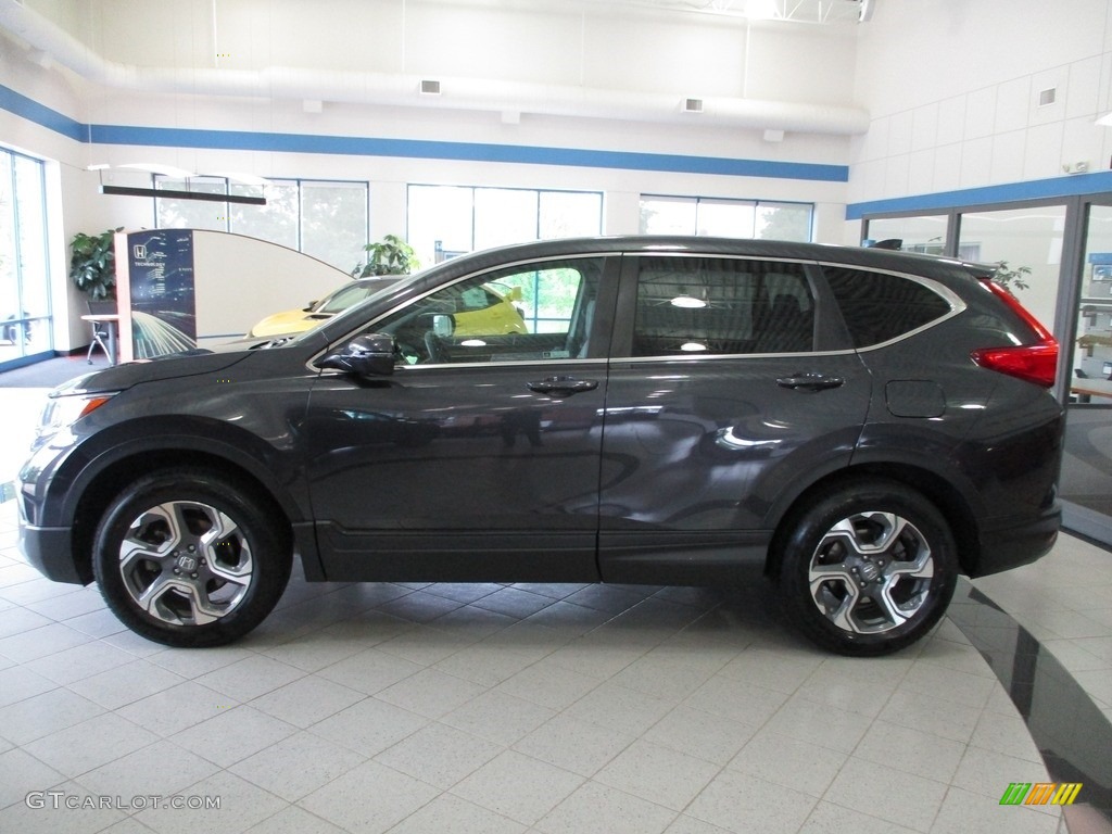 2019 CR-V EX AWD - Gunmetal Metallic / Gray photo #10