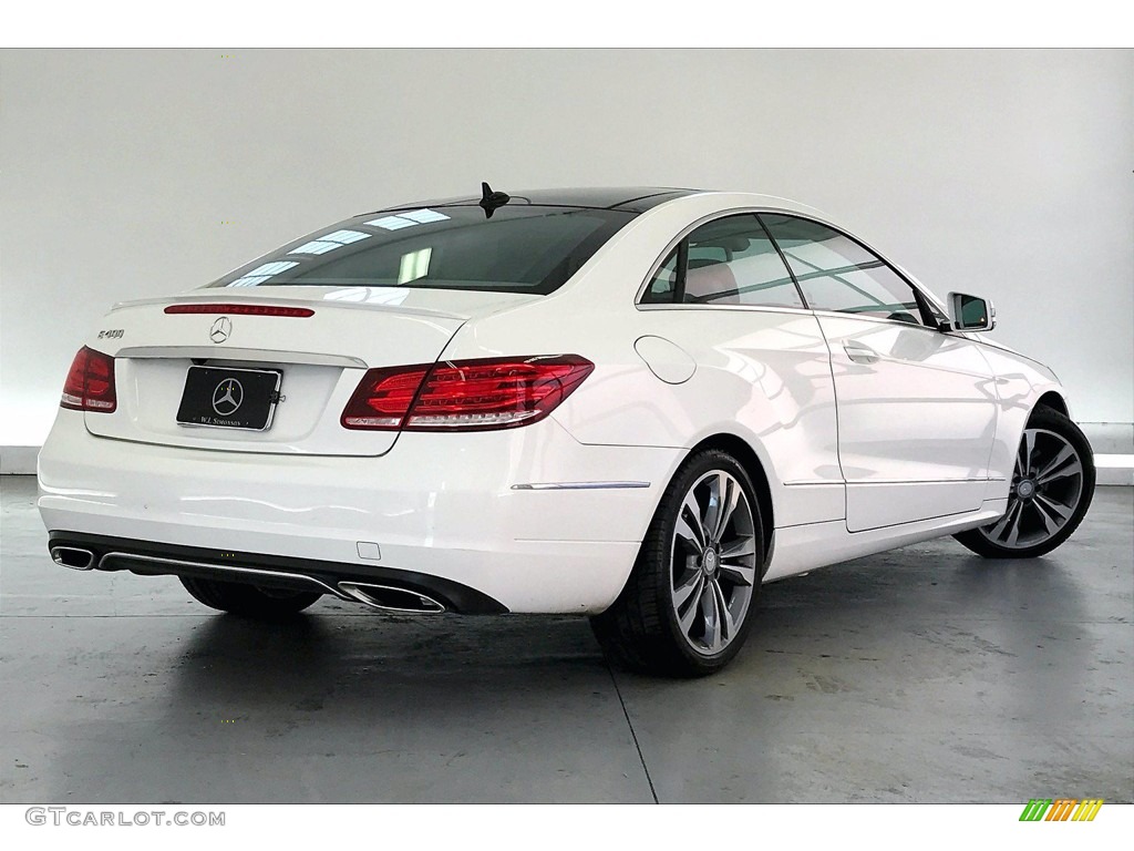 Polar White 2015 Mercedes-Benz E 400 Coupe Exterior Photo #142075826
