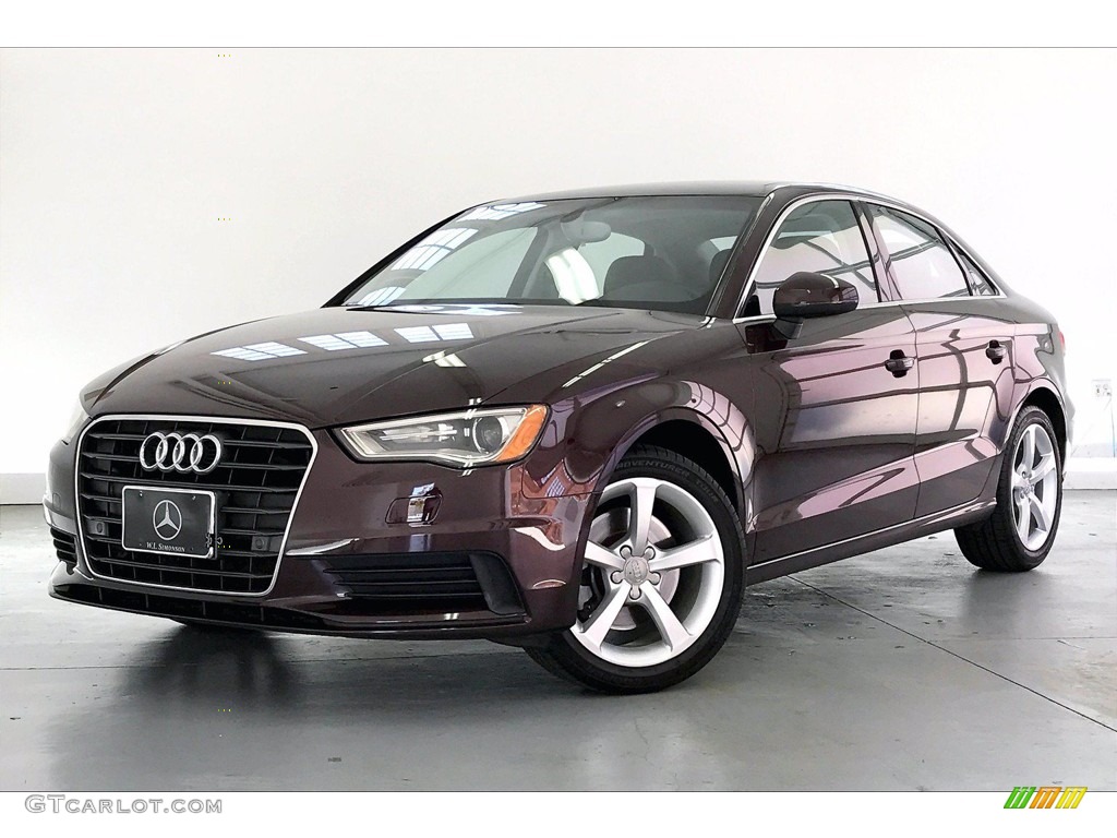 Shiraz Red Metallic 2015 Audi A3 1.8 Premium Exterior Photo #142076260