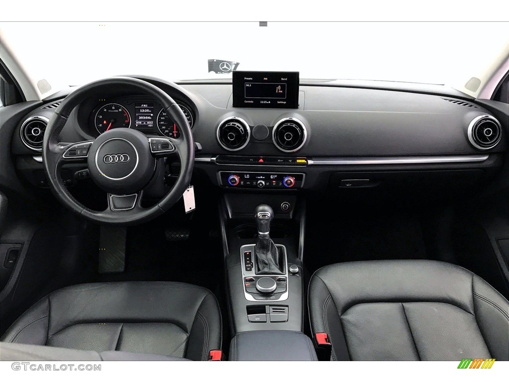 2015 Audi A3 1.8 Premium Black Dashboard Photo #142076291
