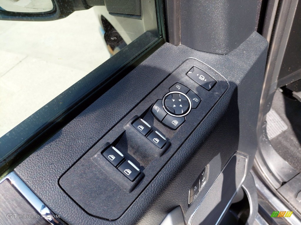 2020 F250 Super Duty Lariat Crew Cab 4x4 - Silver Spruce / Black photo #11