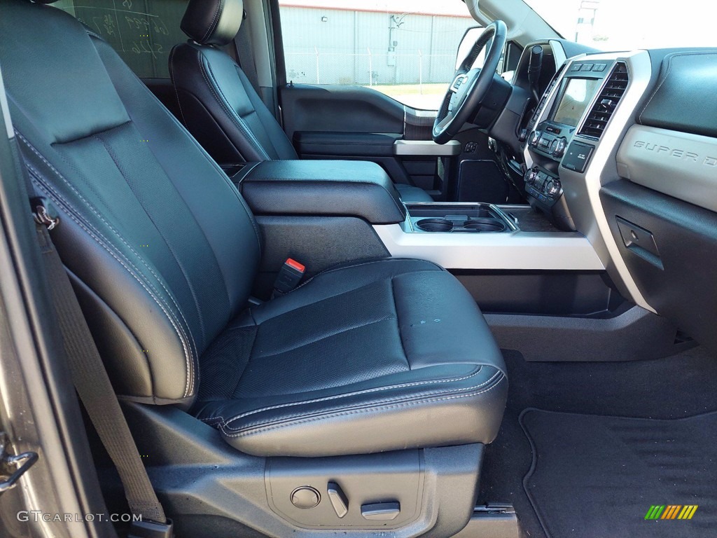 2020 F250 Super Duty Lariat Crew Cab 4x4 - Silver Spruce / Black photo #29