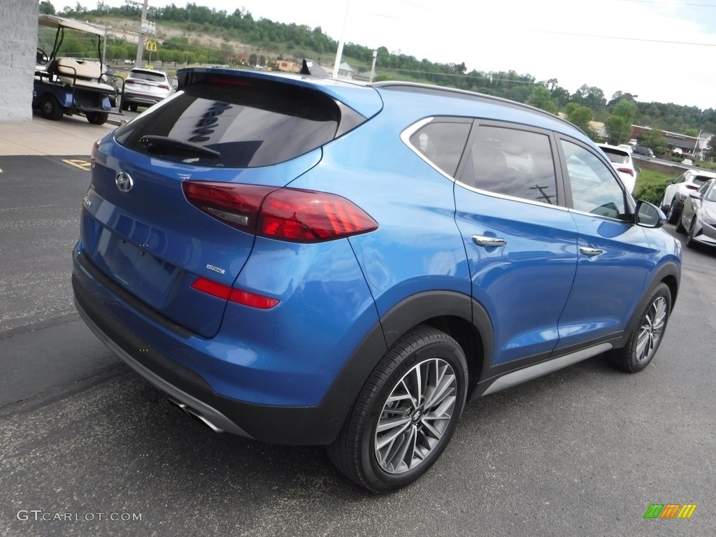 2020 Tucson Ultimate AWD - Aqua Blue / Black photo #10