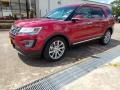 2017 Ruby Red Ford Explorer Limited  photo #2