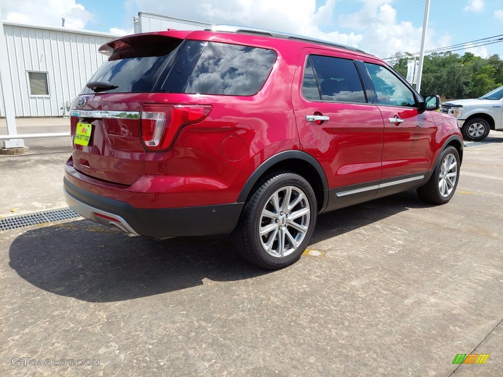 2017 Explorer Limited - Ruby Red / Ebony Black photo #3