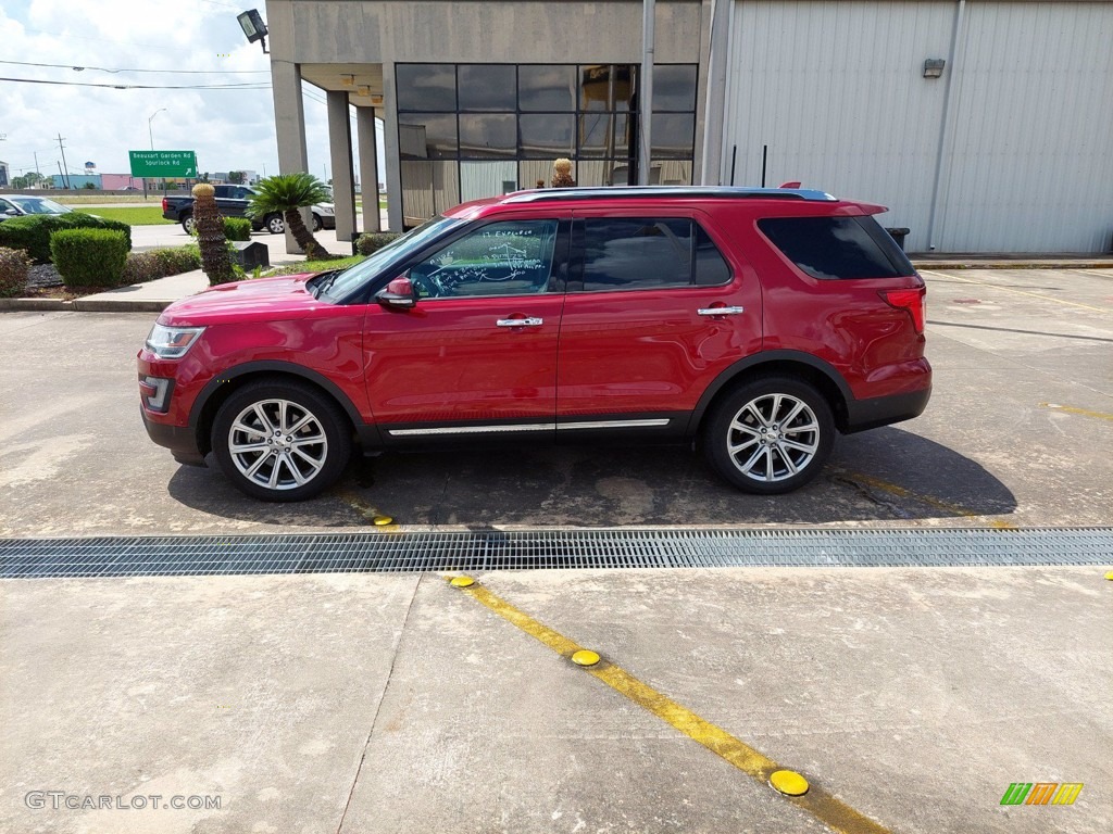 2017 Explorer Limited - Ruby Red / Ebony Black photo #4