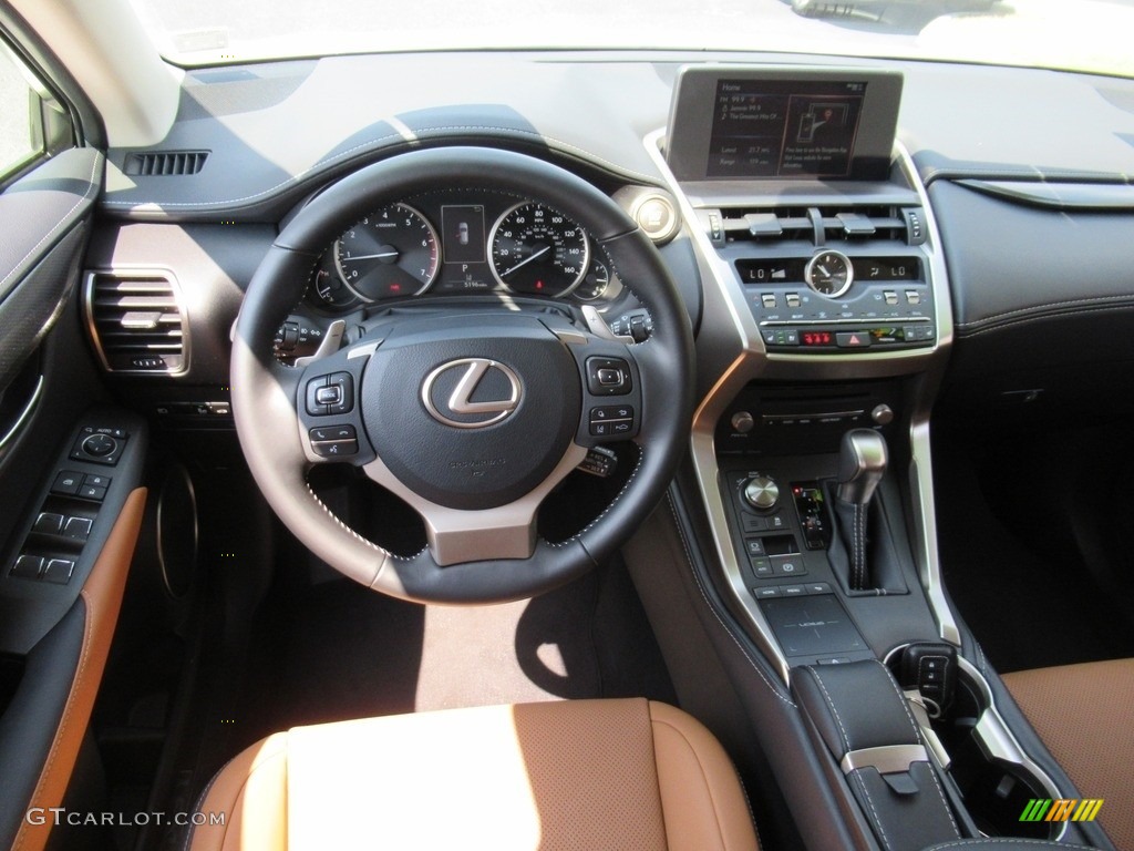 2020 Lexus NX 300 Glazed Caramel Dashboard Photo #142081452