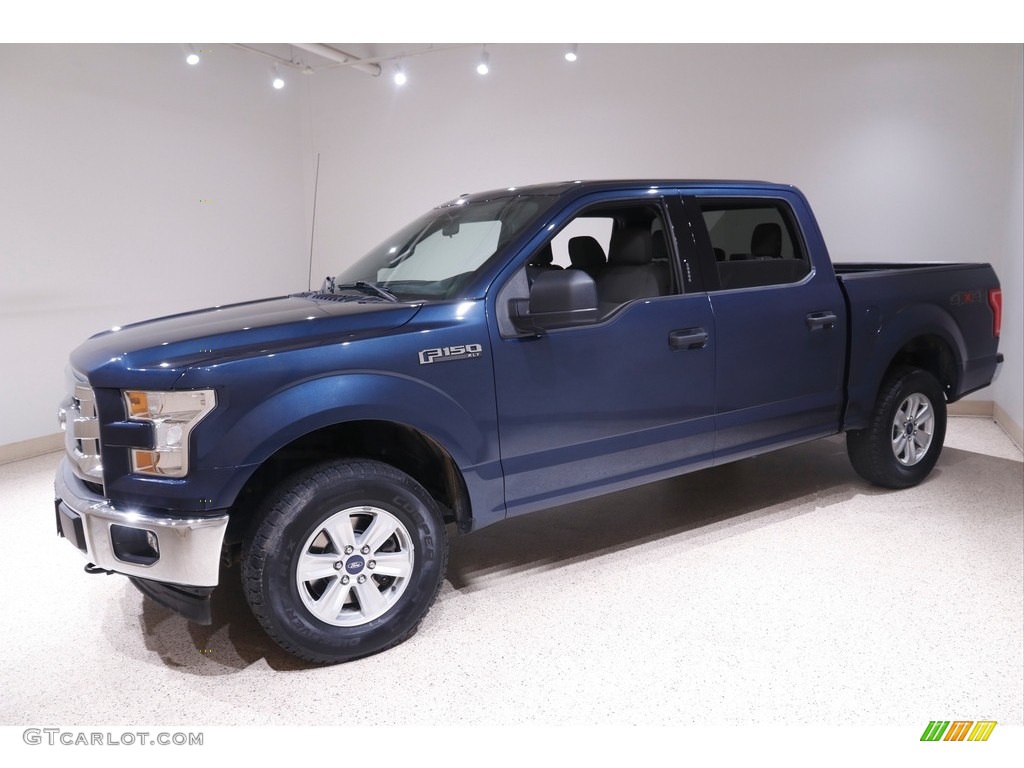 Blue Jeans 2017 Ford F150 XLT SuperCrew 4x4 Exterior Photo #142081488