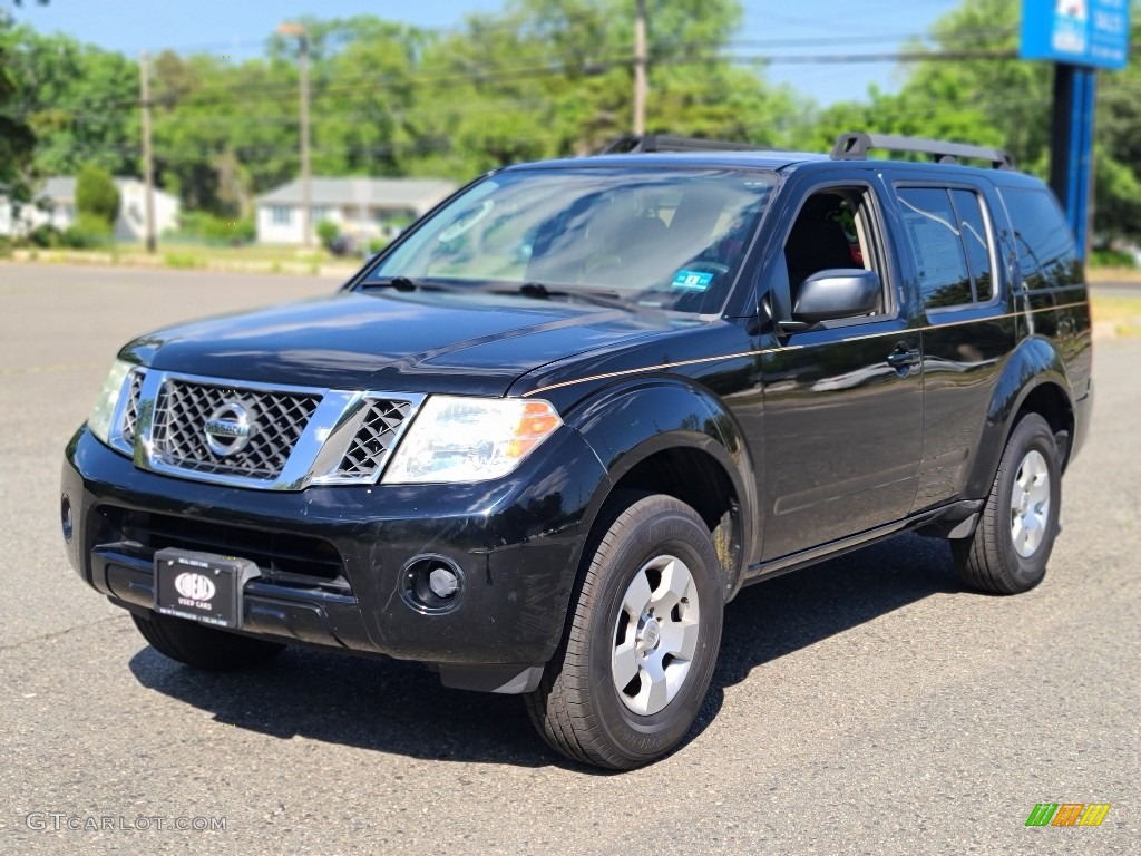 2011 Pathfinder LE 4x4 - Super Black / Graphite photo #1