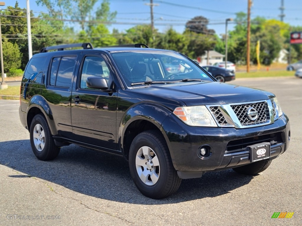 2011 Pathfinder LE 4x4 - Super Black / Graphite photo #7